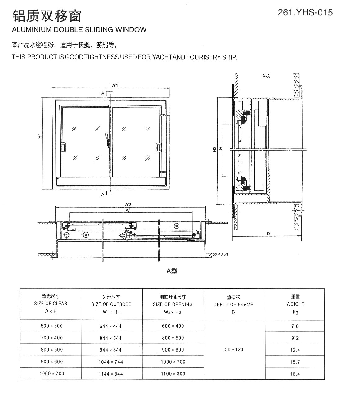 鋁質(zhì)雙移窗